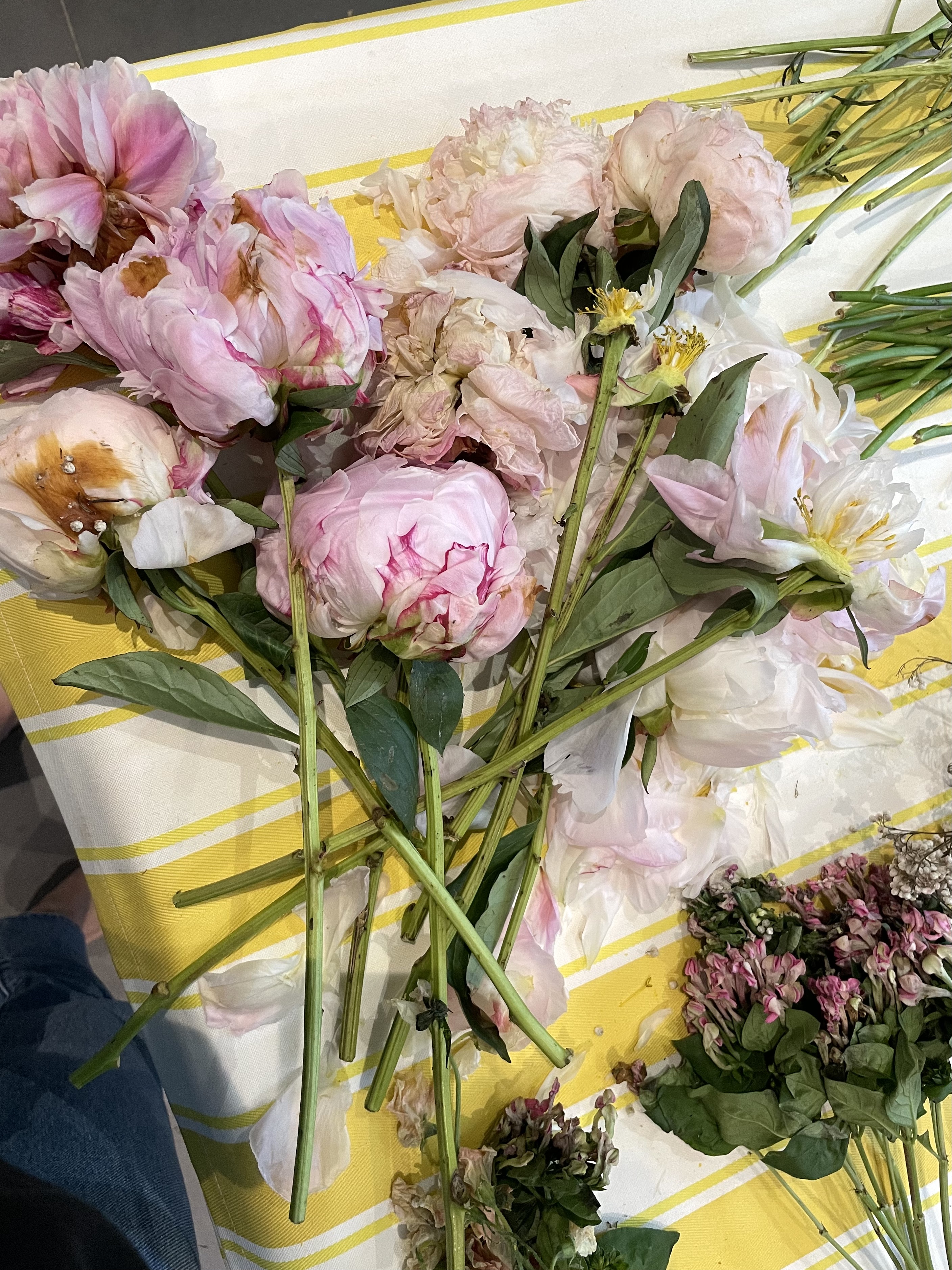 Conserver son bouquet de mariée Pivoines roses